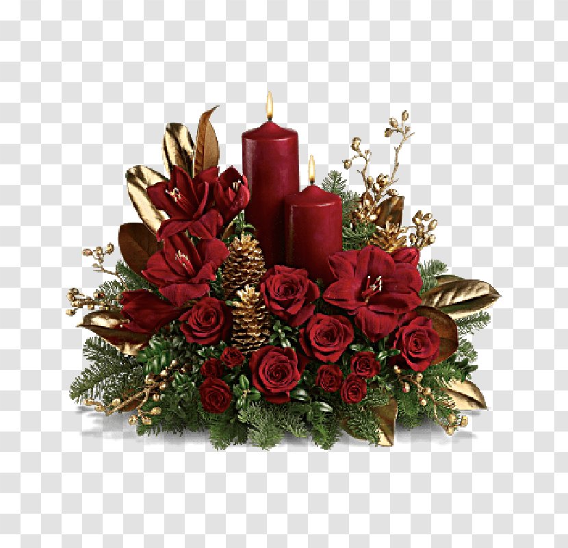 Christmas Poinsettia - And Holiday Season - Tableware Garden Roses Transparent PNG
