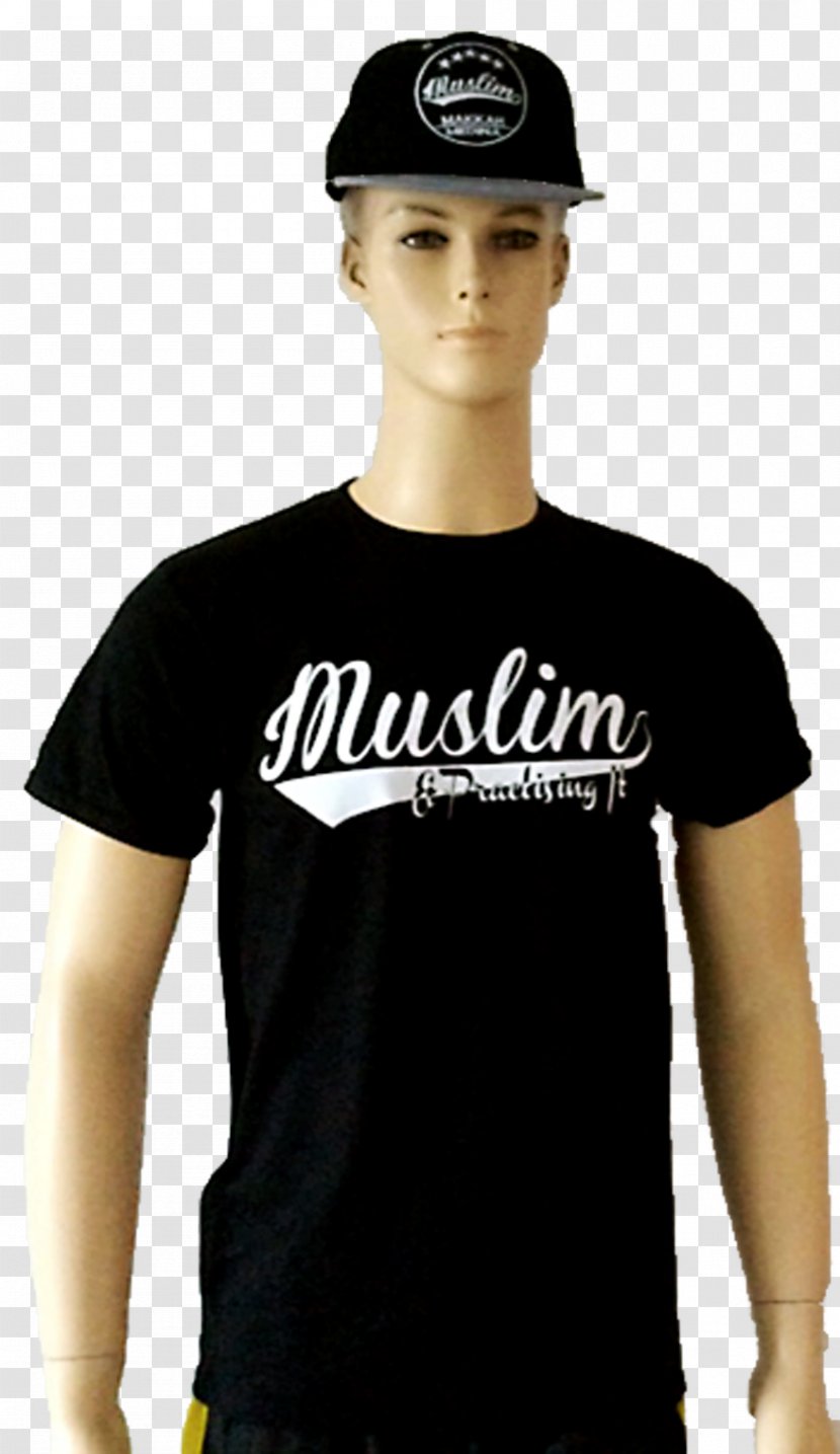 T-shirt Black M Shoulder Sleeve Logo - Tshirt Transparent PNG