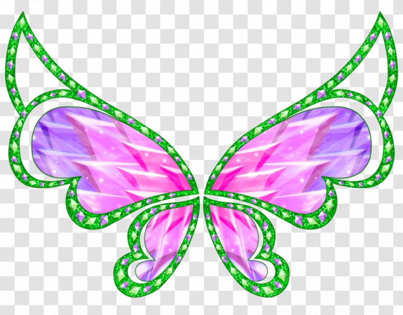 Roxy Tecna Stella Butterflix - Rainbow Wings Transparent PNG