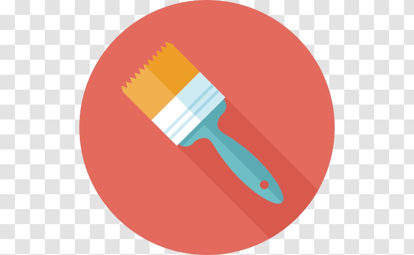 Brush Painting House Painter And Decorator - Red Transparent PNG
