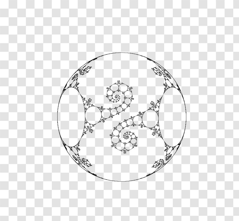 Hyperbolic Geometry Circle Isometry Symmetry - Dinnerware Set Transparent PNG