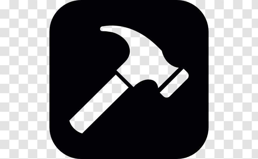 Geologist's Hammer Tool Home Repair Appliance - Monochrome Photography Transparent PNG