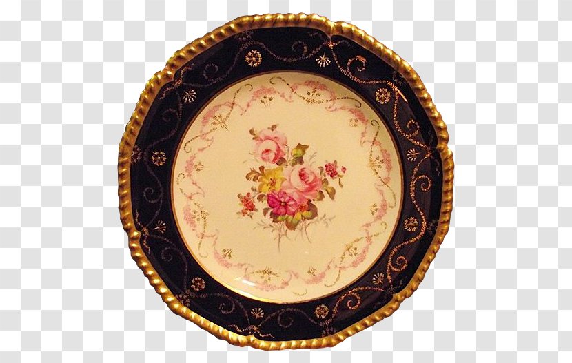 Porcelain Picture Frames Oval - Dishware - Hand Painted Crown Transparent PNG