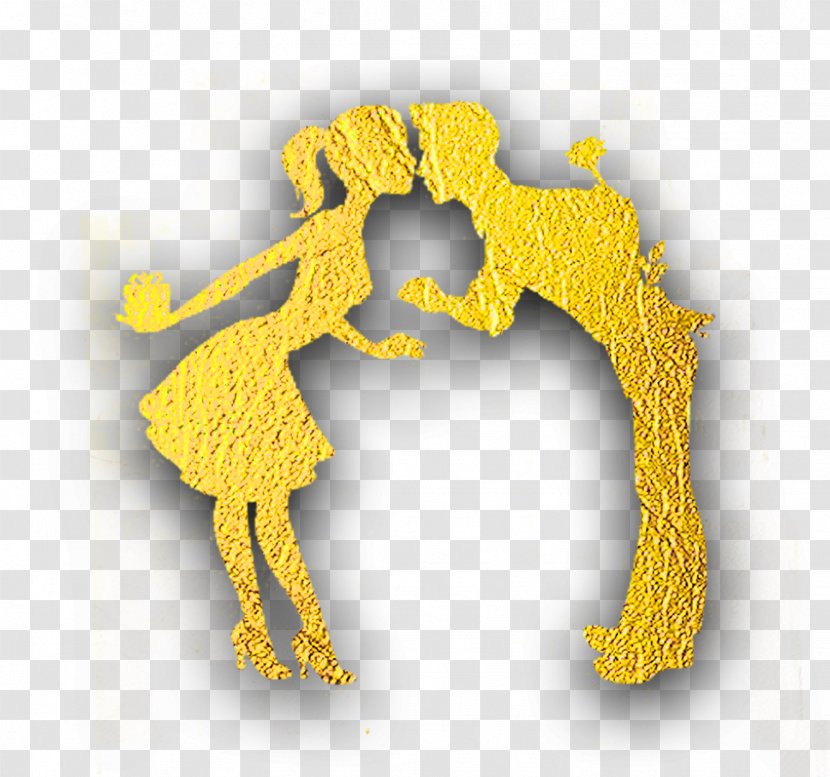 Significant Other Avatar Couple Love - Woman - Golden Transparent PNG