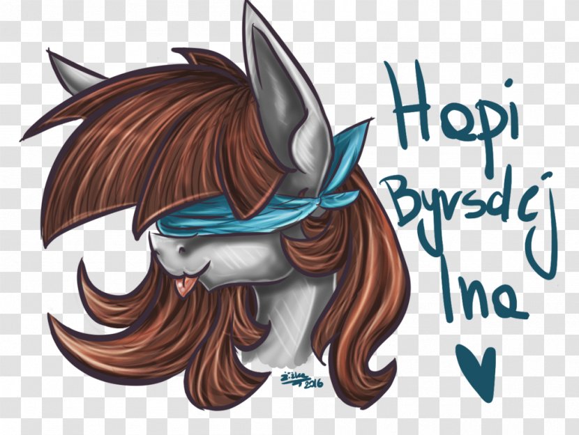 Horse Cartoon Carnivora Font - Happy B.day Transparent PNG