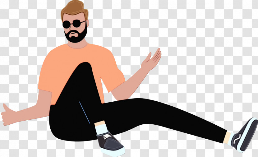 Physical Fitness Stretching Muscle Sitting Transparent PNG