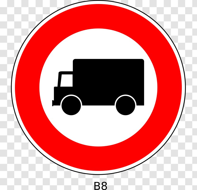 Traffic Sign Large Goods Vehicle Gross Weight Rating - Smile - Panneau De Signalisation Sens Interdit En Franc Transparent PNG