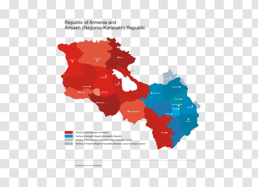 Nagorno-Karabakh Republic Armenia Artsakh - World - Map Transparent PNG
