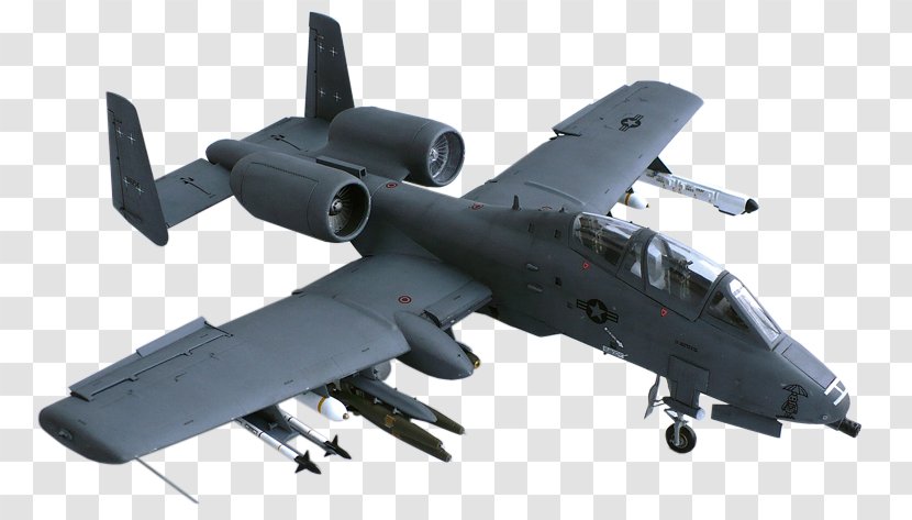 Fairchild Republic A-10 Thunderbolt II P-47 Attack Aircraft Military - A 10 Ii - Mode Of Transport Transparent PNG