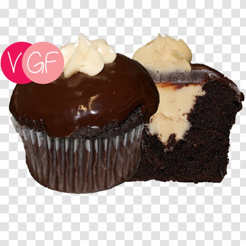 Cupcake Chocolate Cake Frosting & Icing Cannoli Ganache - Red Velvet - Peanut Butter Cup Transparent PNG