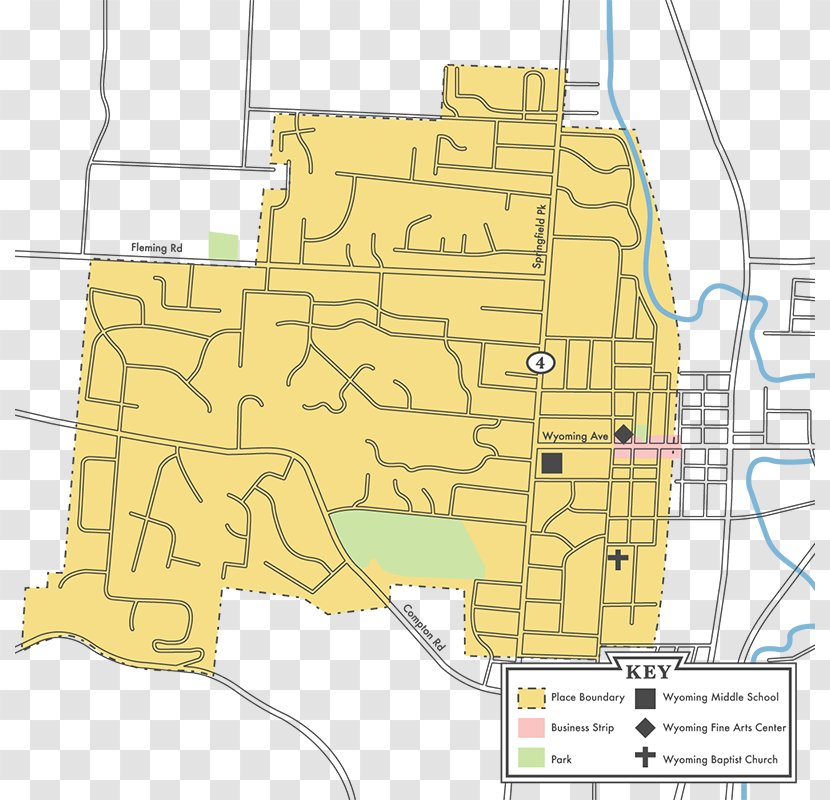 Wyoming Covedale Sayler Park Cincinnati Map - Information Transparent PNG