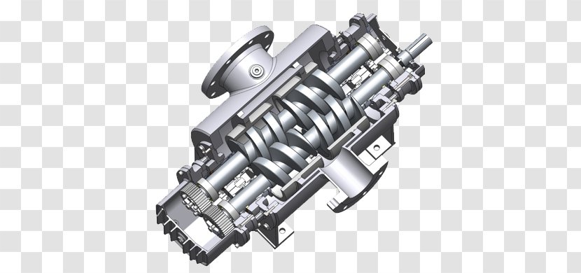 Screw Pump Hydraulic Rotary Vane - Hose Transparent PNG