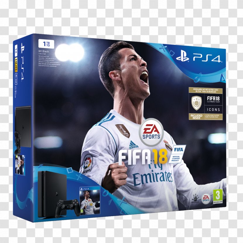 FIFA 18 PlayStation 2 Sony 4 Slim - Playstation - Sliming Transparent PNG