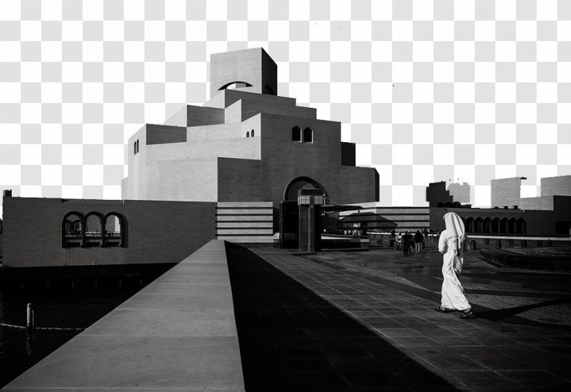 Museum Of Islamic Art, Doha Photography Black And White - Mosque - Art Transparent PNG