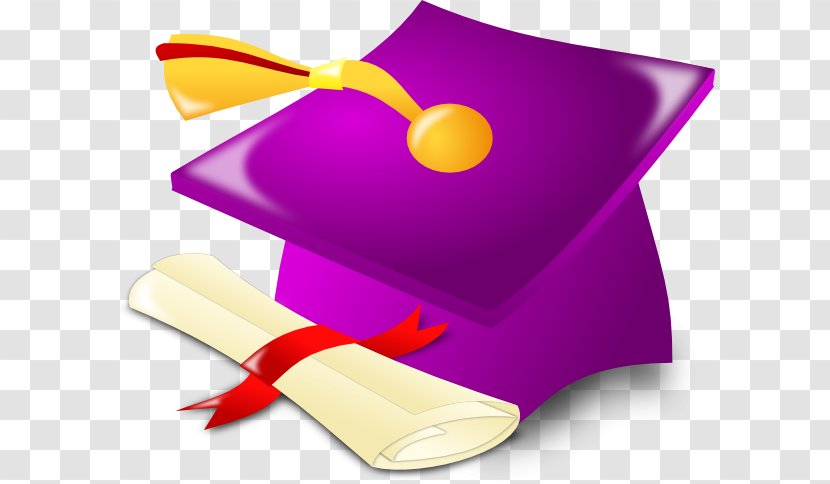 Square Academic Cap Graduation Ceremony Clip Art - Purple - Tattoo Sun Transparent PNG