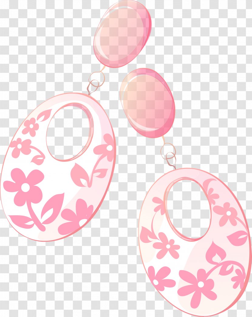 Earring Pink Jewellery Drawing - Ear Transparent PNG