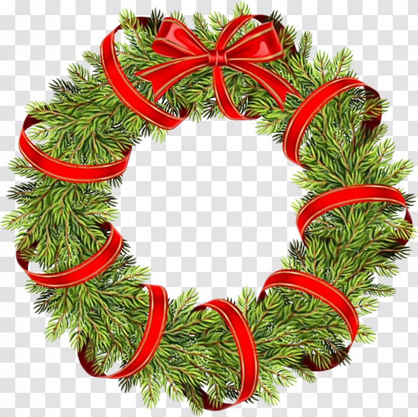 Christmas Tree Ribbon - Decoration - Colorado Spruce Conifer Transparent PNG