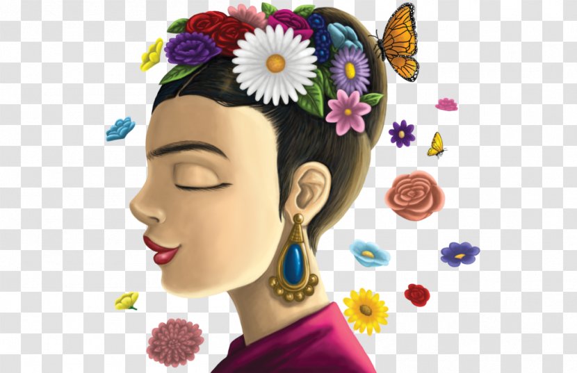 Frida Kahlo Museum Fulang-Chang And I - Flower - Painting Transparent PNG