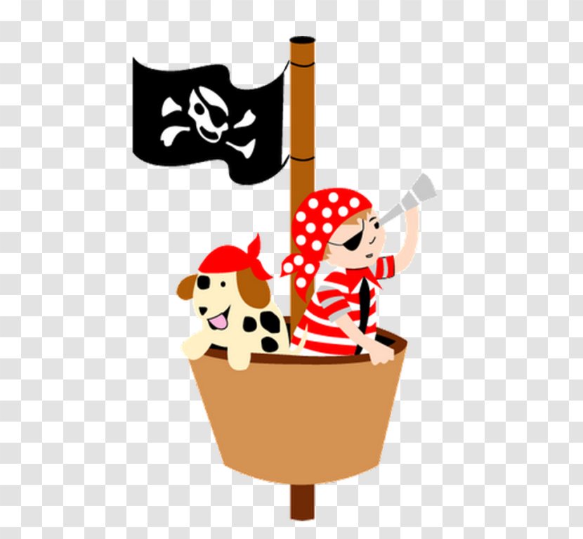 Piracy Child Clip Art - Pirate Party - Kids Transparent PNG