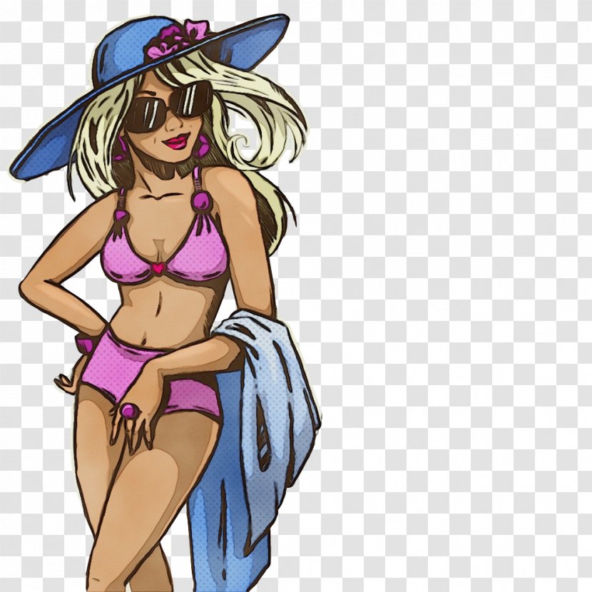 Cartoon Animation Headgear Bikini Costume Accessory - Hat Transparent PNG