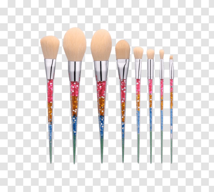 Makeup Brush Cosmetics Glitter Paintbrush - Painting Transparent PNG