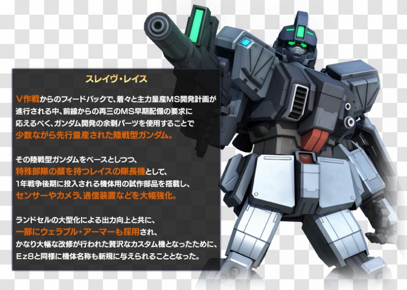 Robot 2017 CEATEC Gundam Battle Operation Next Guncannon - Action Toy Figures Transparent PNG