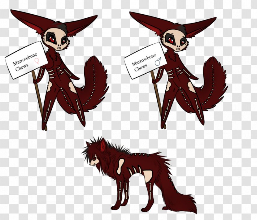 Dog Illustration Demon Cartoon DeviantArt - Wing Transparent PNG