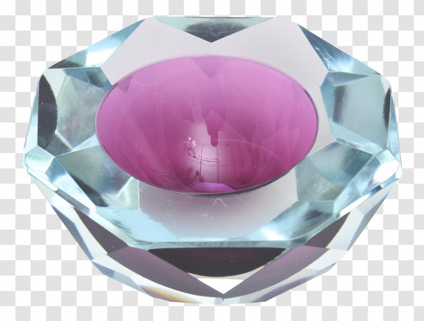 Murano Glass Crystal Geode - Bowl - Caviar In Kind Transparent PNG