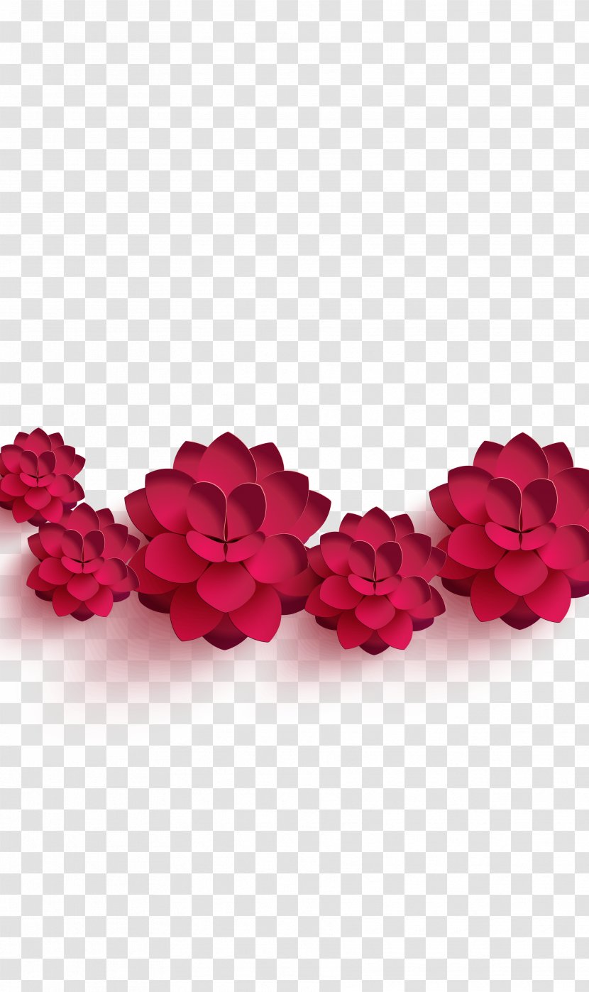 Chinese New Year Flower Poster - Gift - Flowers Transparent PNG
