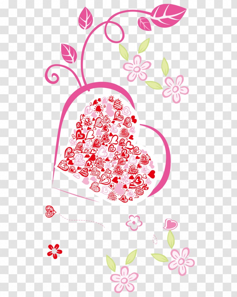 Pink Illustration - Architecture - Heart Sweet Vector Transparent PNG