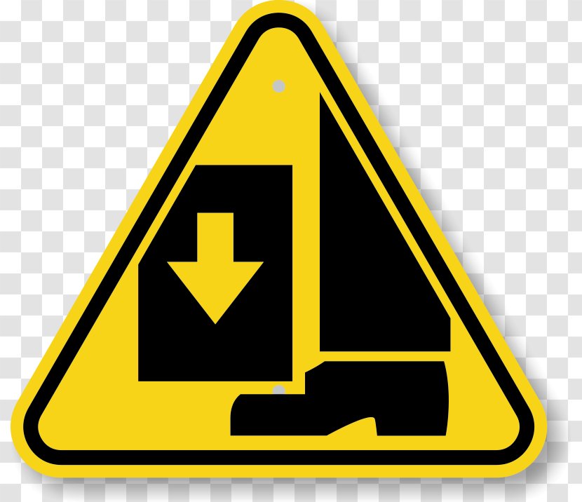 Warning Sign Symbol Hand Injury - Traffic - Safe Transparent PNG