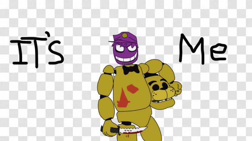 Five Nights At Freddy's 3 Purple Yellow Game - Cartoon - Guy Transparent PNG