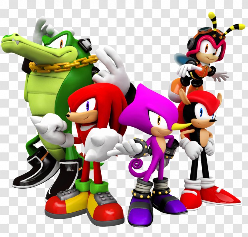 Knuckles' Chaotix Knuckles The Echidna Espio Chameleon Sonic 3D & - Toy - Bee Doctor Transparent PNG