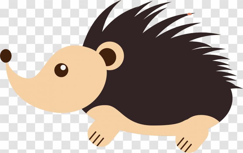Hedgehog Drawing Euclidean Vector - Hand-painted Transparent PNG