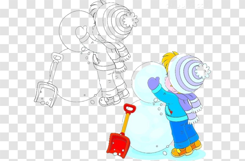 Snowman Royalty-free Illustration - Cartoon - Creative Characters Transparent PNG