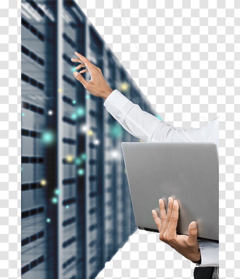 Server Data Center Cloud Computing Computer Network - Information Technology - People Are Looking At The Transparent PNG