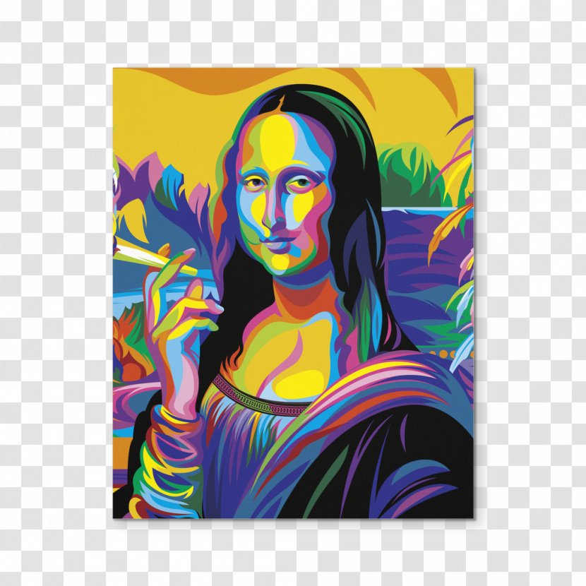 Mona Lisa Leonardo Da Vinci Renaissance Painting Art - Watercolor Transparent PNG