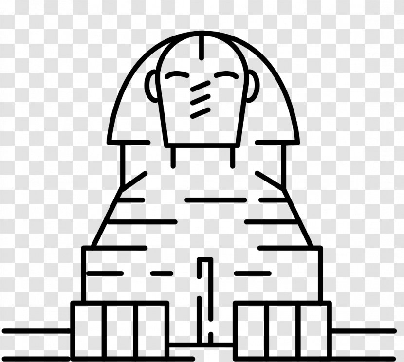Great Sphinx Of Giza Ancient Egypt Esfinge Egipcia Drawing - Silhouette - Tree Transparent PNG