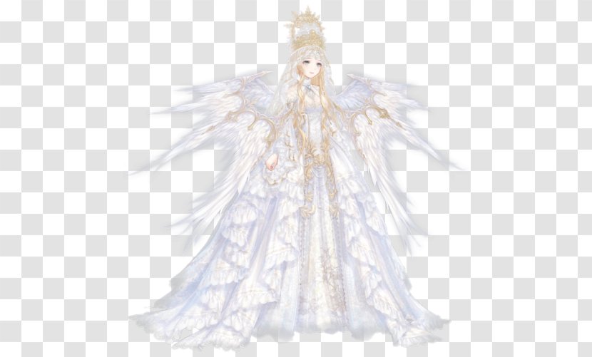 Costume Design Gown Fairy Angel M - Miracle Nikki Transparent PNG