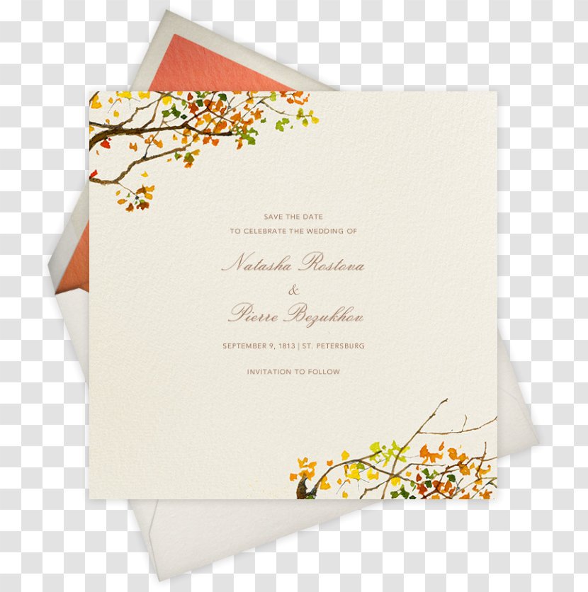 Wedding Invitation Paper Save The Date Greeting & Note Cards - Nuptial Transparent PNG