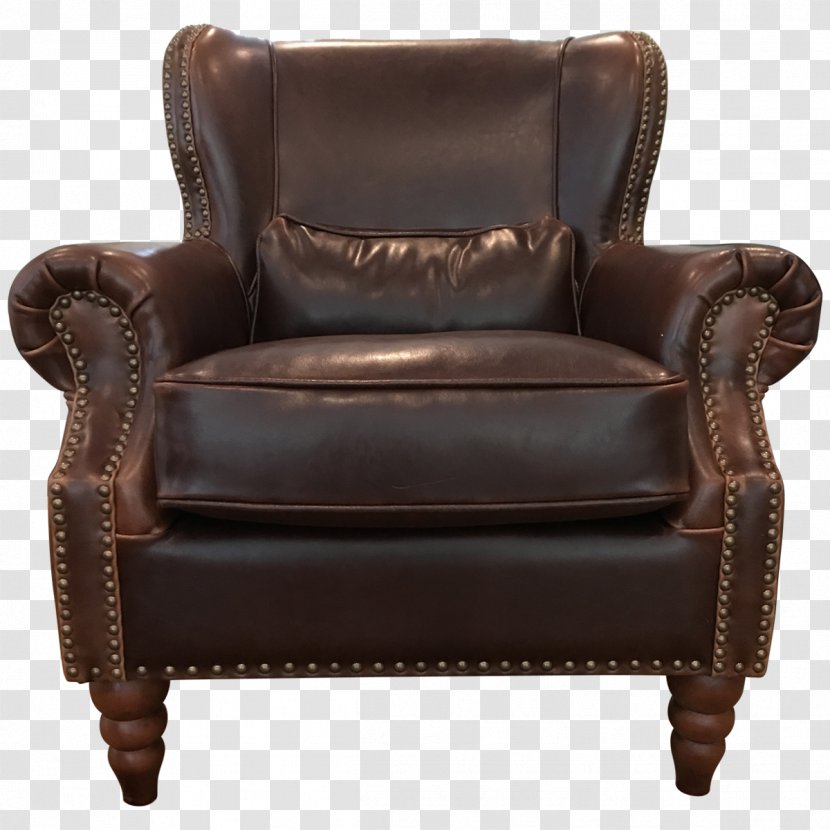 Club Chair Loveseat Leather Couch Transparent PNG