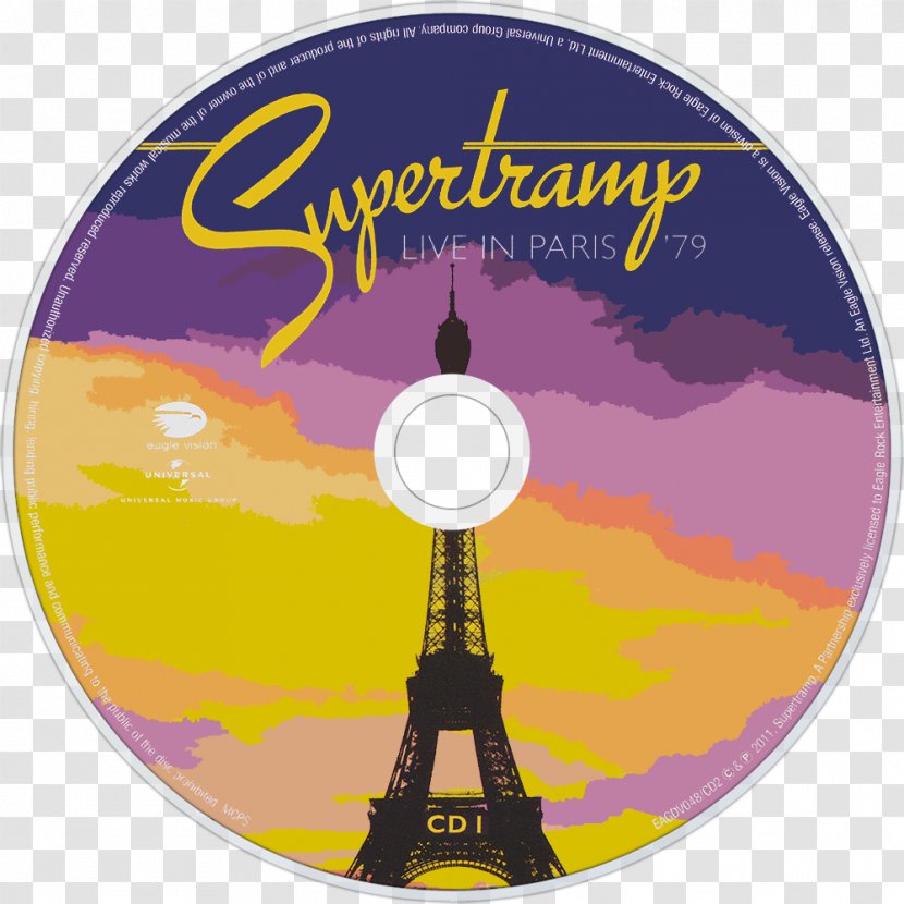 Blu-ray Disc Pavillon De Paris Live In ’79 Supertramp - Breakfast America Transparent PNG