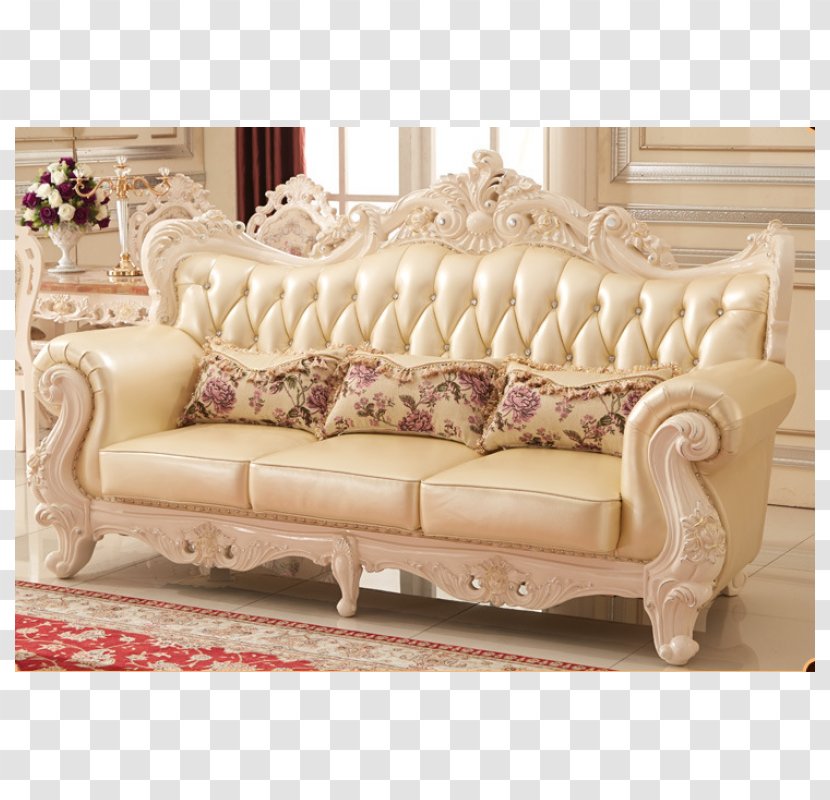 Loveseat Couch Living Room Furniture Sofa Bed - Jepara Subdistrict - Carved Leather Shoes Transparent PNG