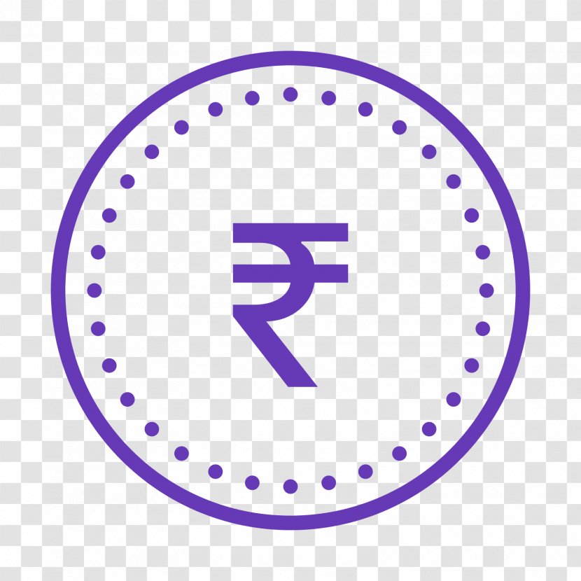 Symbol Data Circle - Rupee Transparent PNG