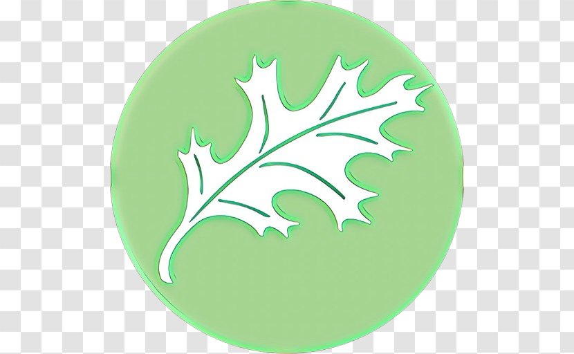 Green Leaf Logo Plant Plate Transparent PNG