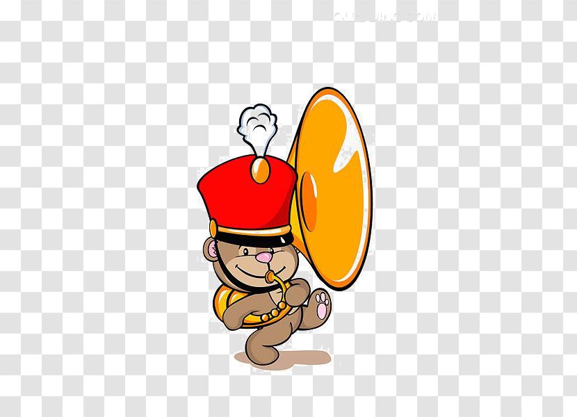 Marching Band Royalty-free Clip Art - Tree - Cartoon Bear Horn Transparent PNG