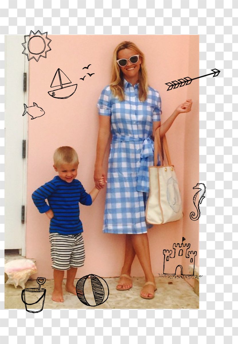 Dress Shirt Gingham Clothing Draper James - Reese Witherspoon Transparent PNG