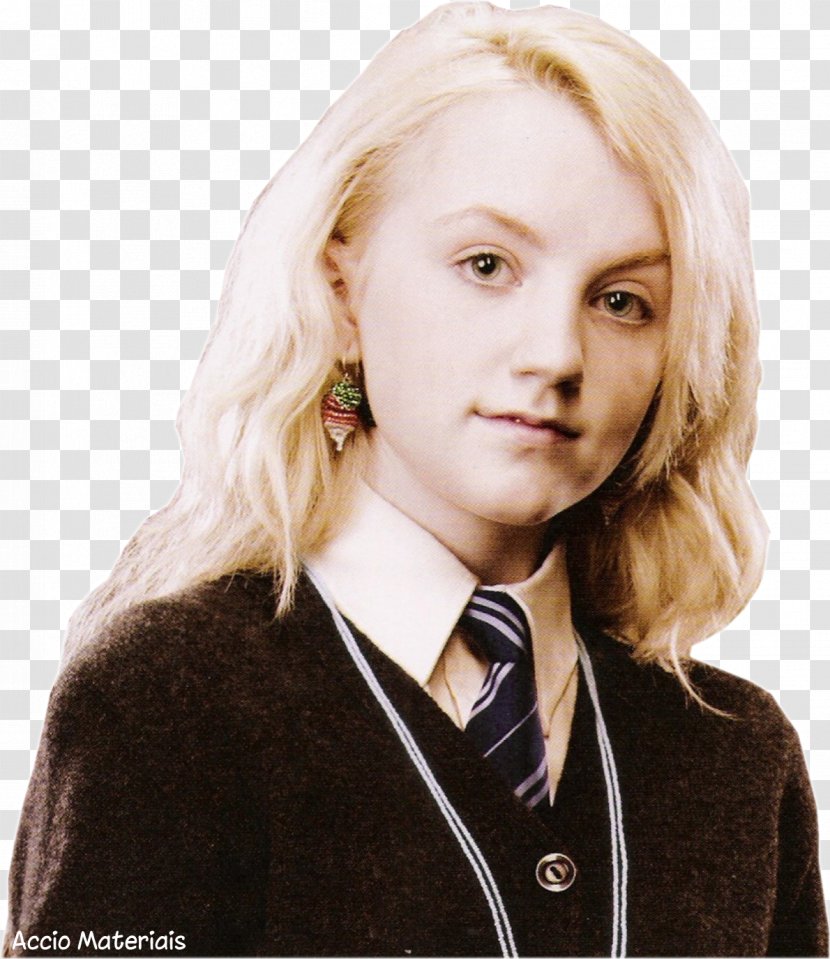 Evanna Lynch Luna Lovegood Harry Potter And The Order Of Phoenix Hermione Granger - Neck Transparent PNG