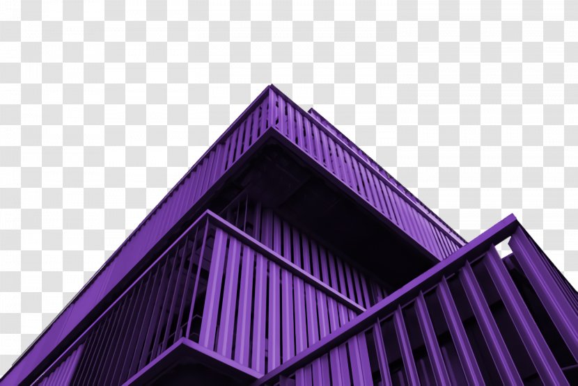 Violet Purple Architecture Magenta Line - House - Triangle Transparent PNG