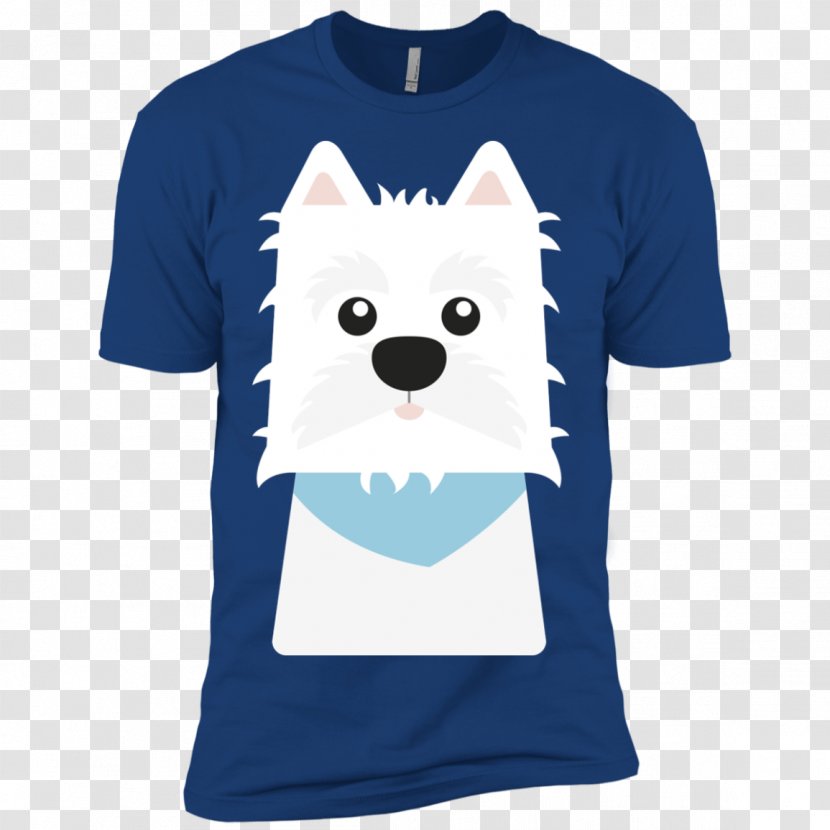 T-shirt West Highland White Terrier Hoodie Canidae - Blue Transparent PNG